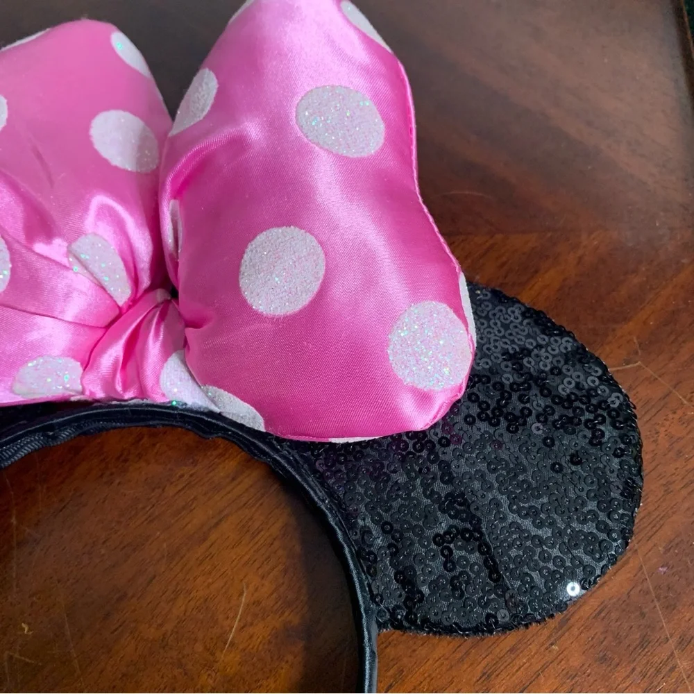Girl’s Sequins Minnie Mouse Ear Headband